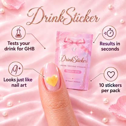 DrinkSticker™ Drink Testing Nail Stickers