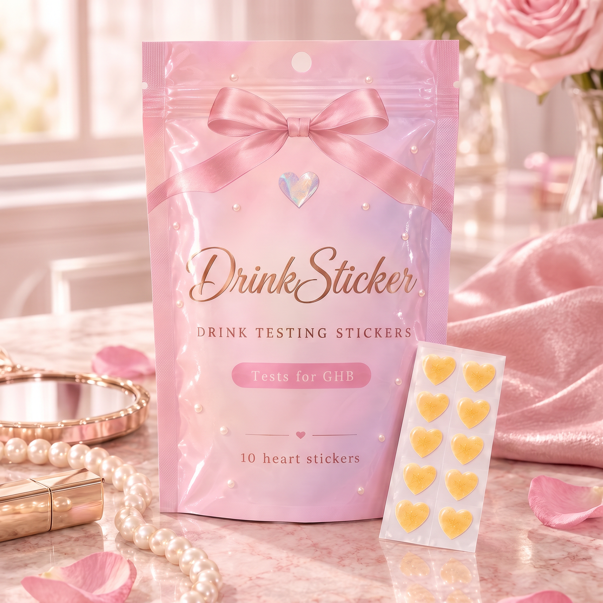 DrinkSticker™ Drink Testing Nail Stickers